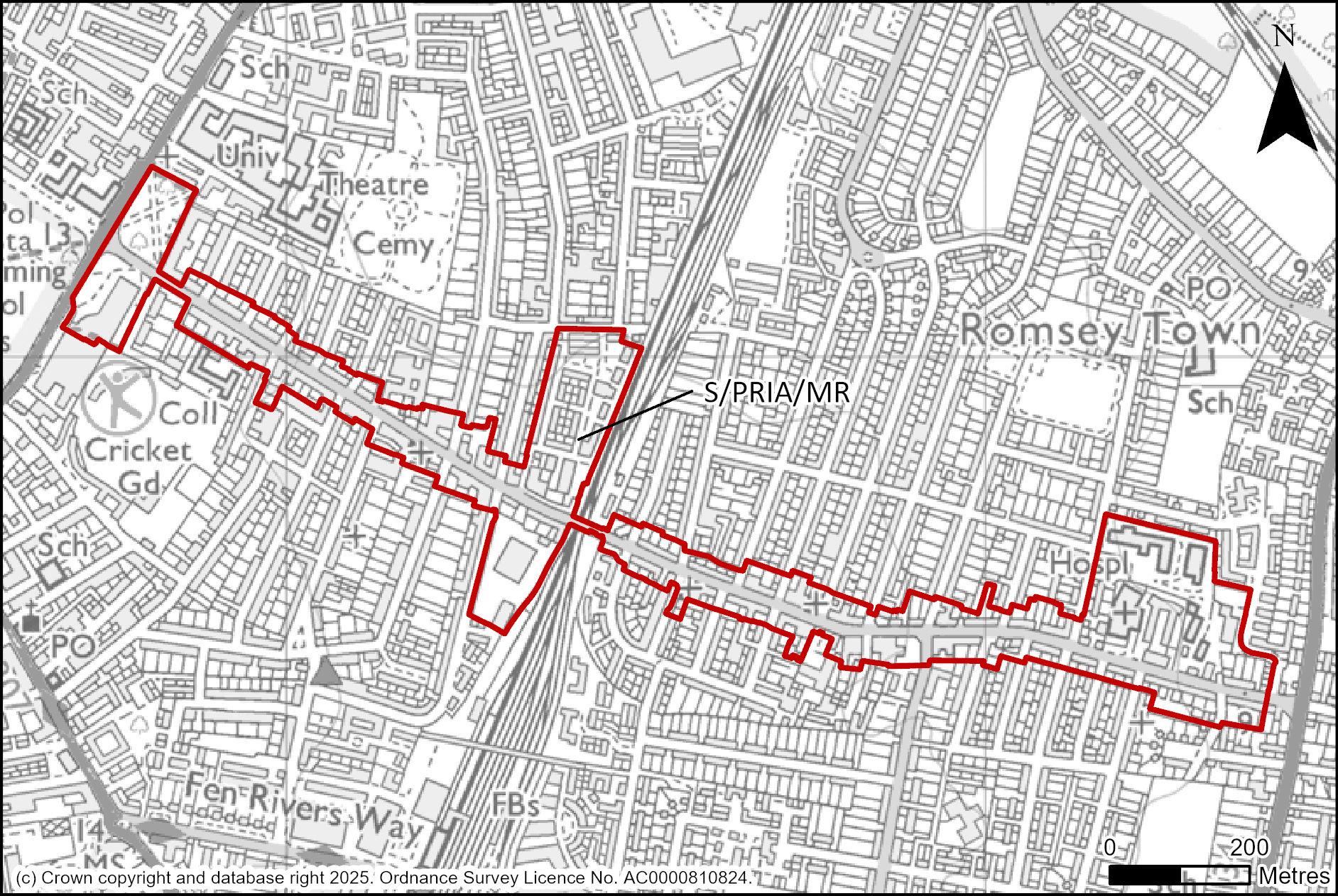 Site plan of Mill Road
