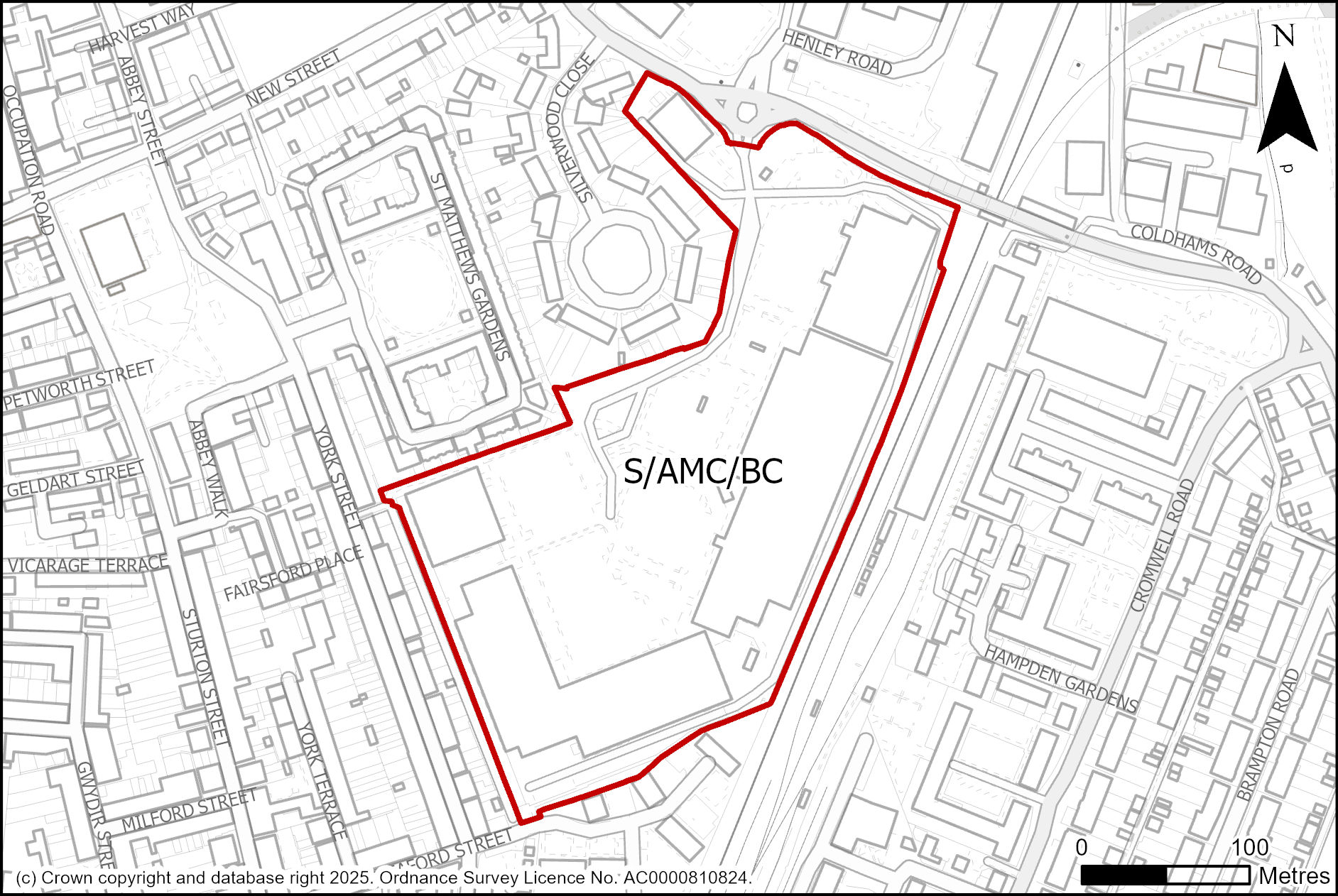 Site plan of Beehive Centre