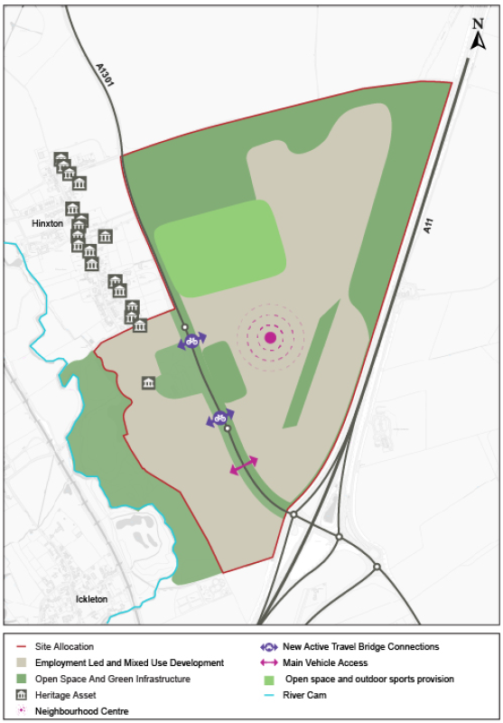 Spatial framework of policy Genome Campus 