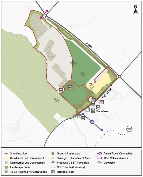 Spatial framework for Babraham Research Campus