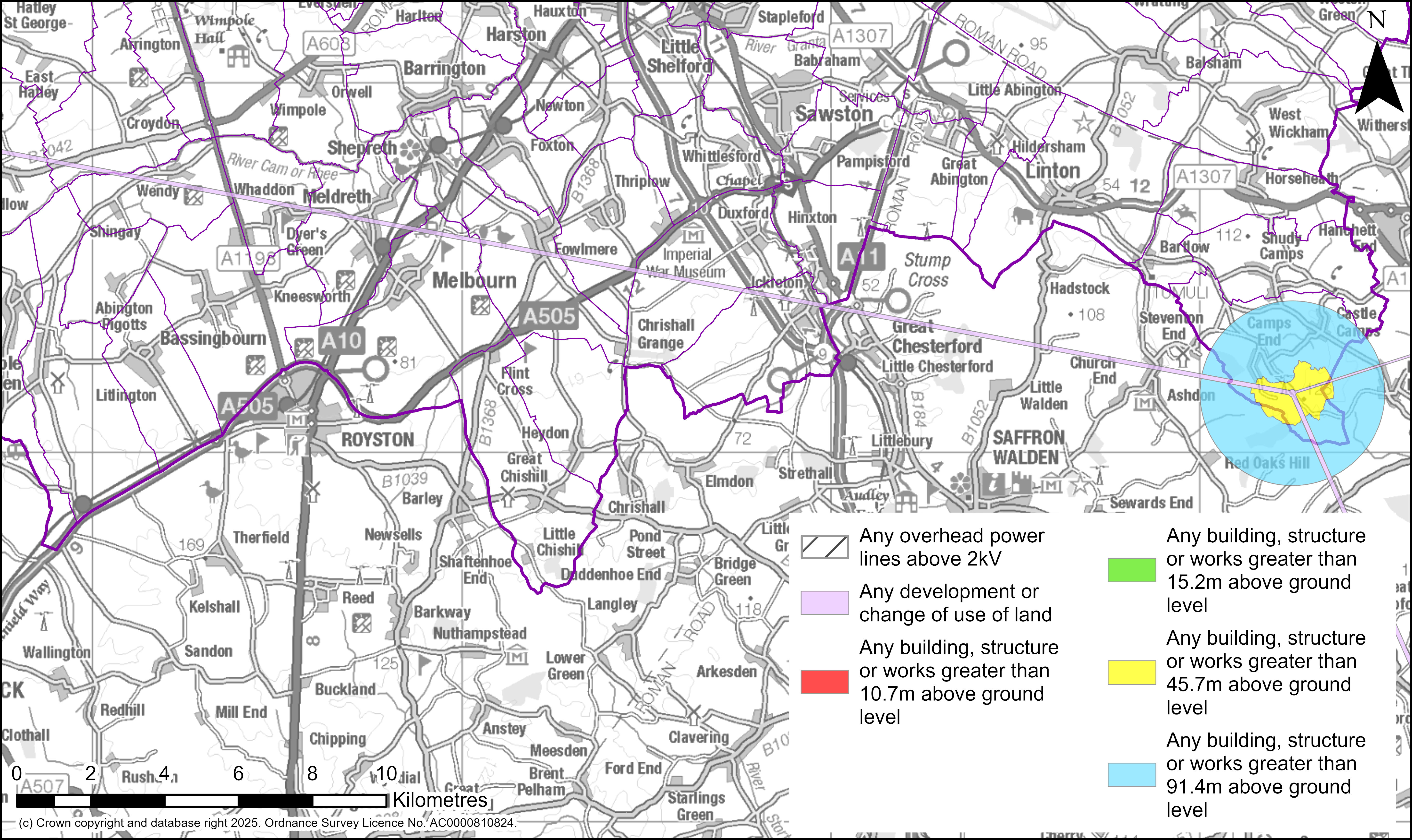 Map showing the DIO WAM Network Safeguarding