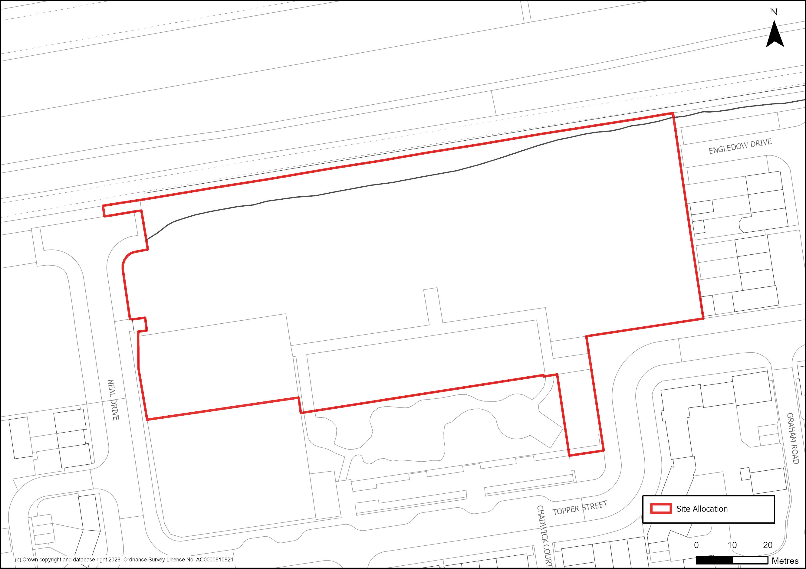 Site Plan of S/C/OPK: Parcel Com4, Orchard Park