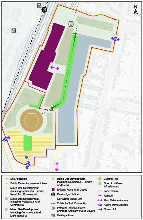 Spatial framework for Cambridge Junction and Cambridge Leisure, Hills Road and Clifton Road Area 
