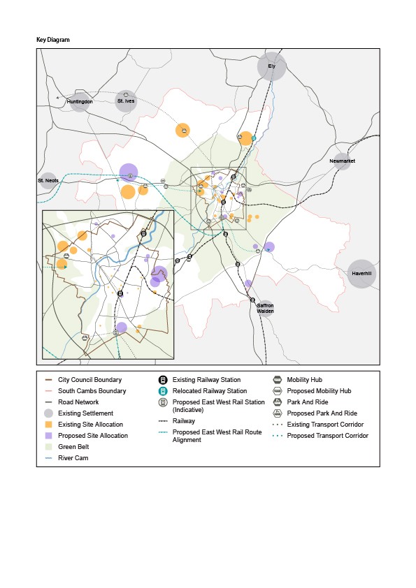 Greater Cambridge Key Diagram 