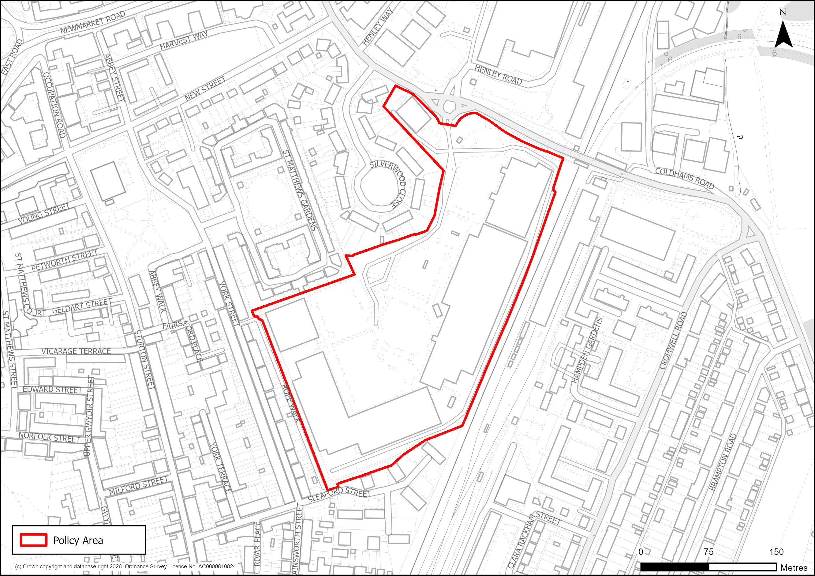 Site Plan of S/AMC/BC: Beehive Centre Area of Major Change