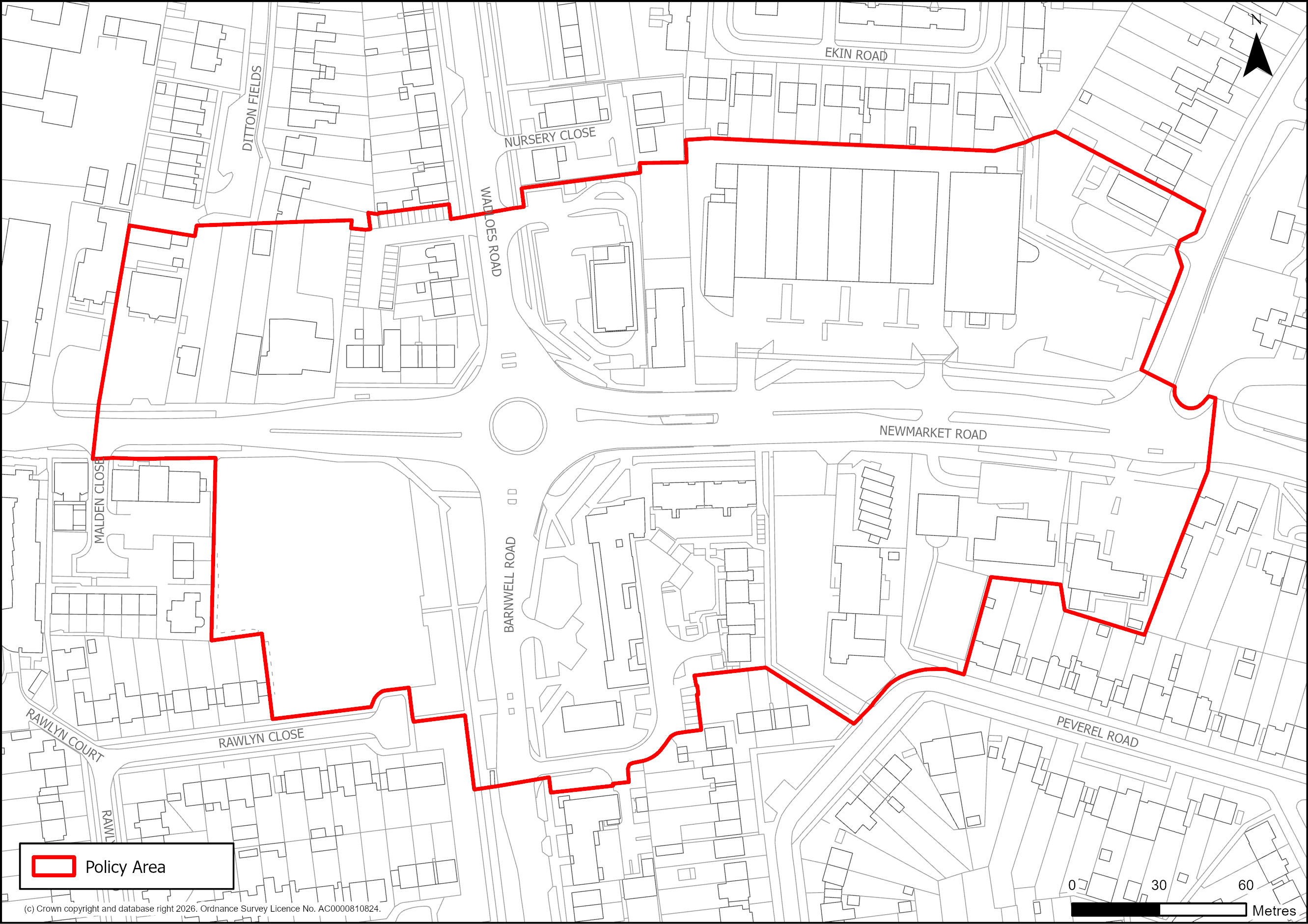 Site Plan of S/AMC/EB: East Barnwell