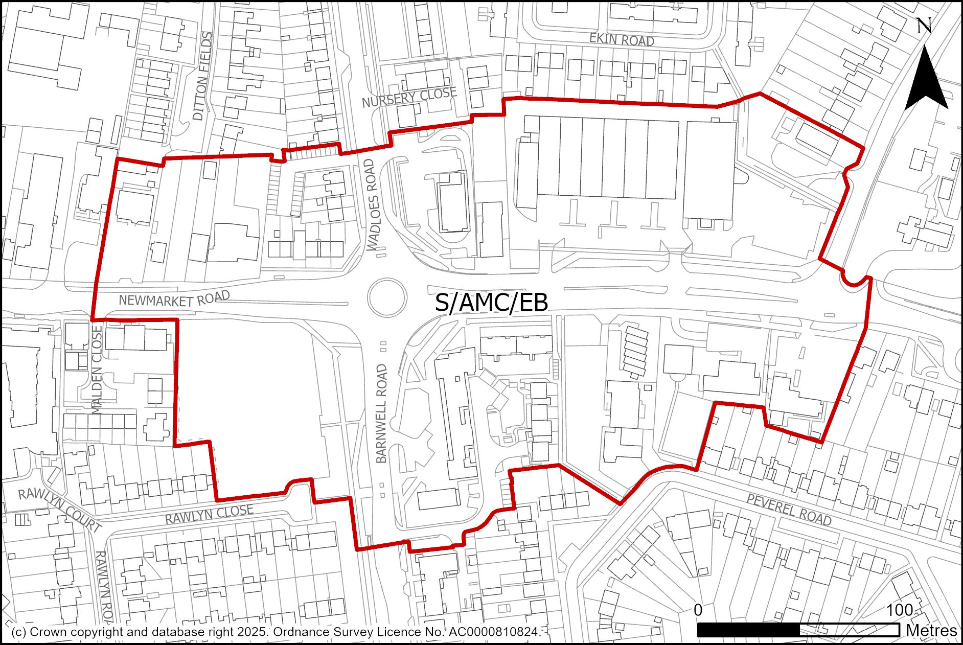 Site plan of East Barnwell
