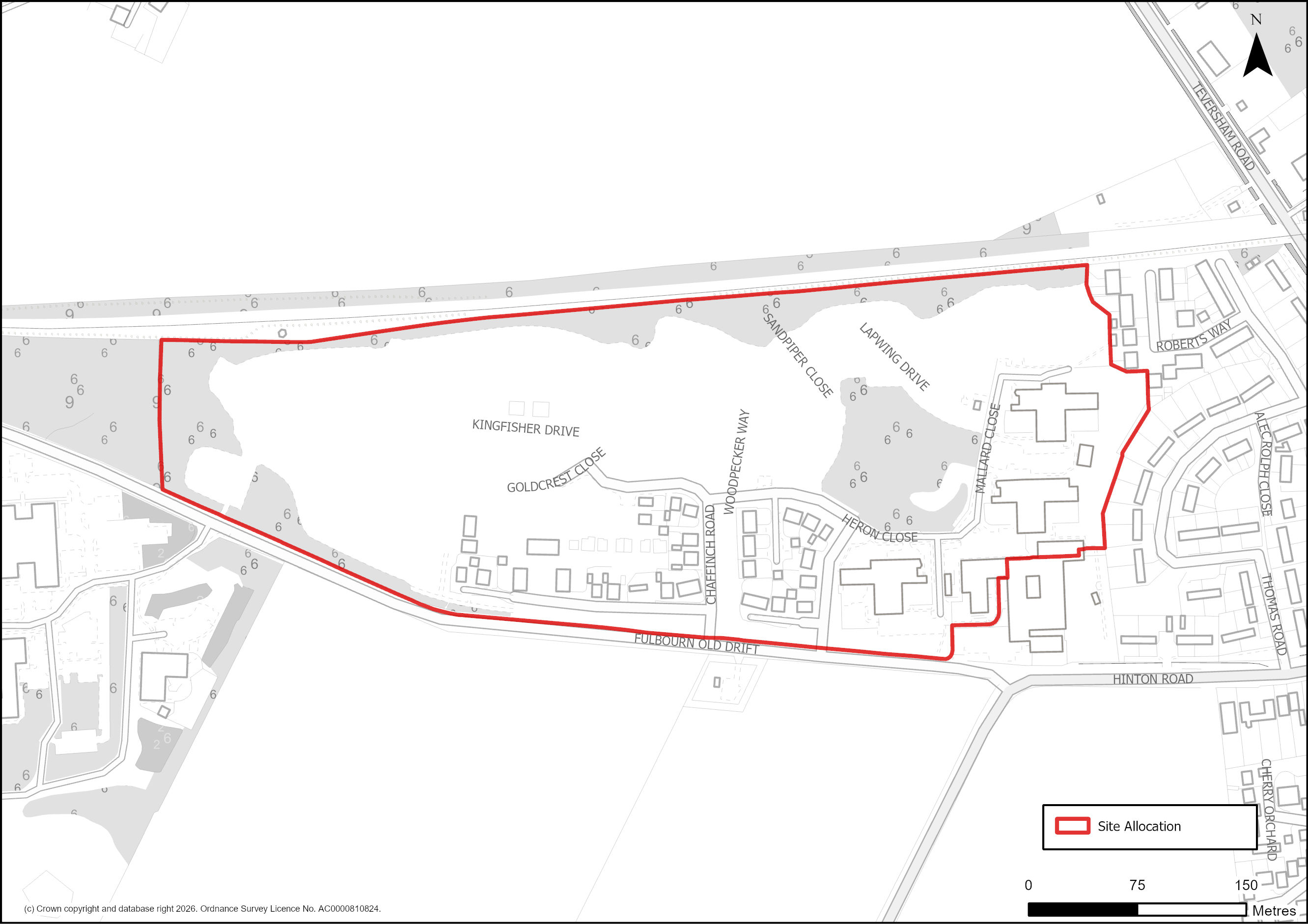 Site Plan of S/RRA/ID: Ida Darwin Hospital