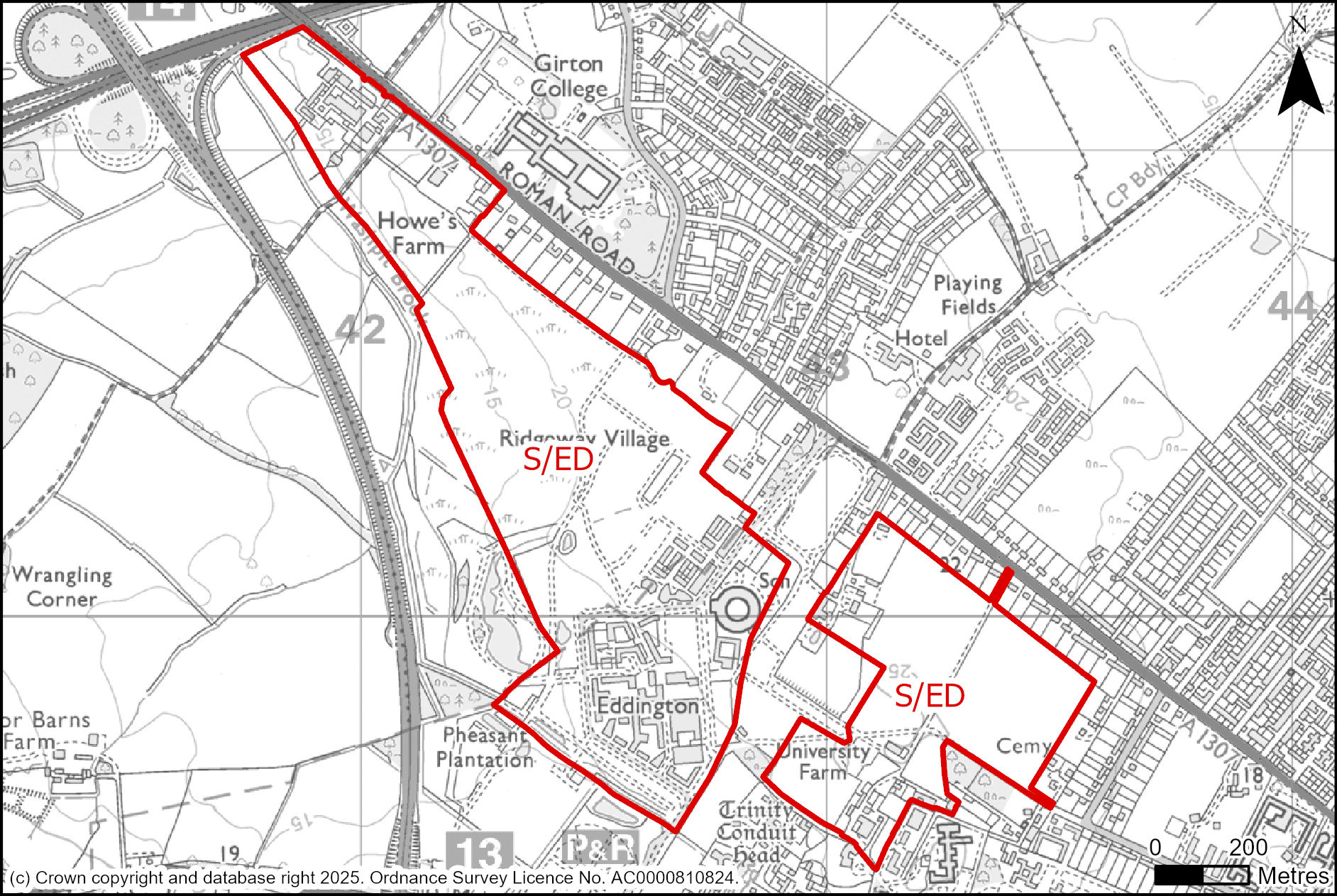 Site Plan for S/ED: Eddington 