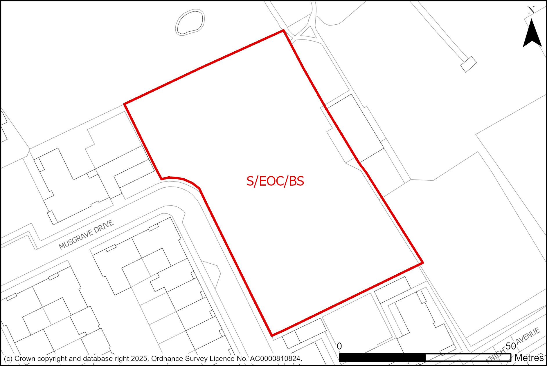 Site plan of Bell School Babraham Road