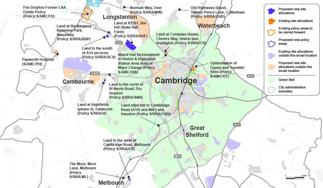 Map of Rest of Rural Area Site Allocations and Policy Areas