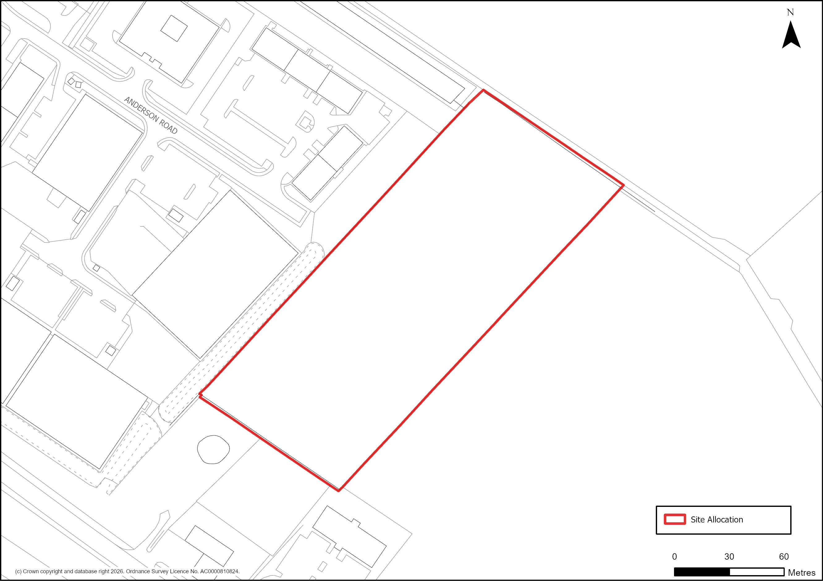 Site Plan of S/RRA/BBP: Land at Buckingway Business Park, Swavesey