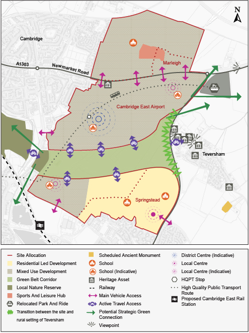 Indicative Spatial Framework for S/CE: Cambridge East.