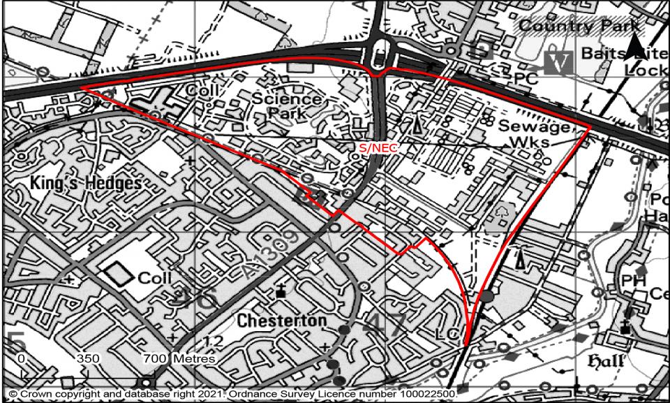 Figure 15: Map of proposed North East Cambridge policy area