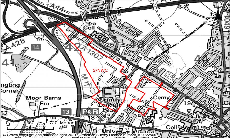 Figure 27: Map of proposed policy area S/NWC