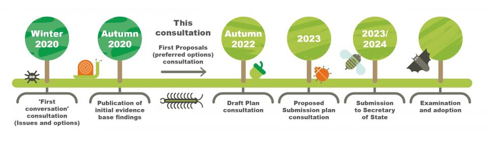 Figure 3: Timetable for the Greater Cambridge Local Plan