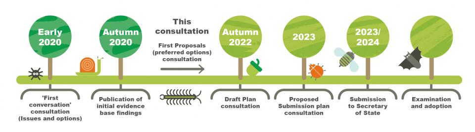 Figure 3: Timetable for the Greater Cambridge Local Plan