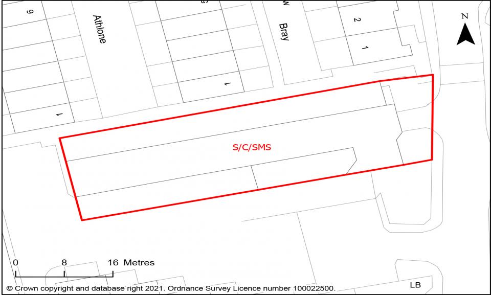Figure 24: Map of proposed allocation S/C/SMS