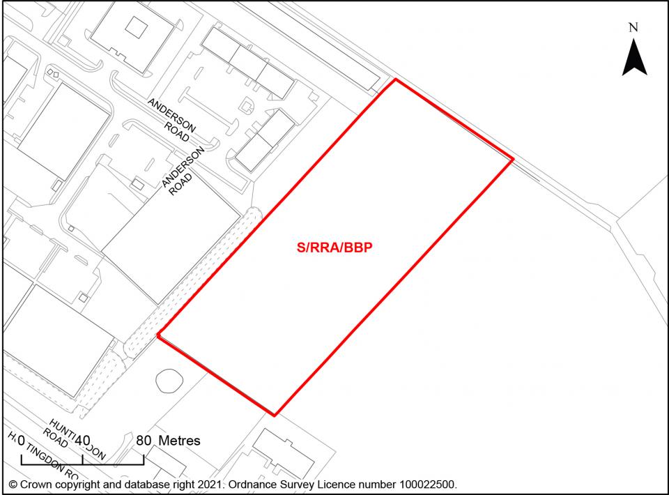 Figure 49: Map showing proposed new allocation S/RRA/BBP