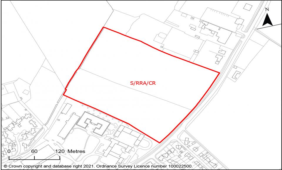 Figure 47: Map showing proposed new allcaiton S/RRA/CR