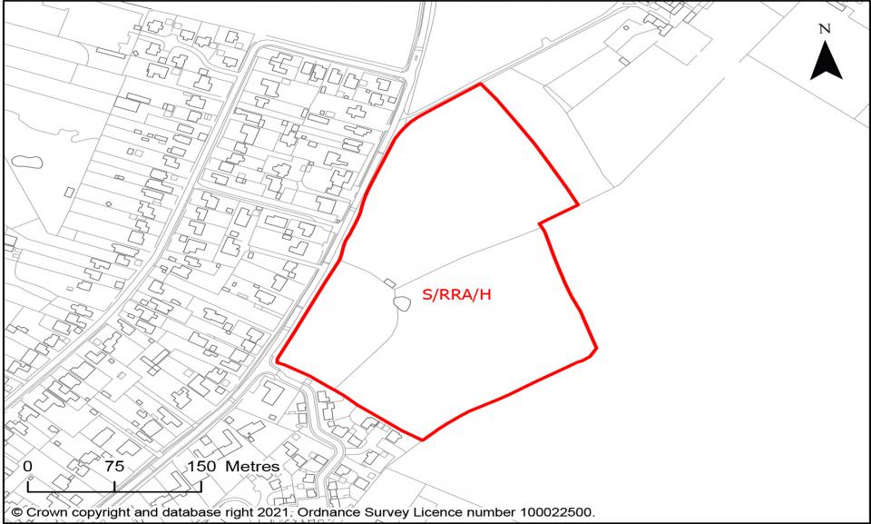 Figure 45: Map showing proposed new allocation S/RRA/H