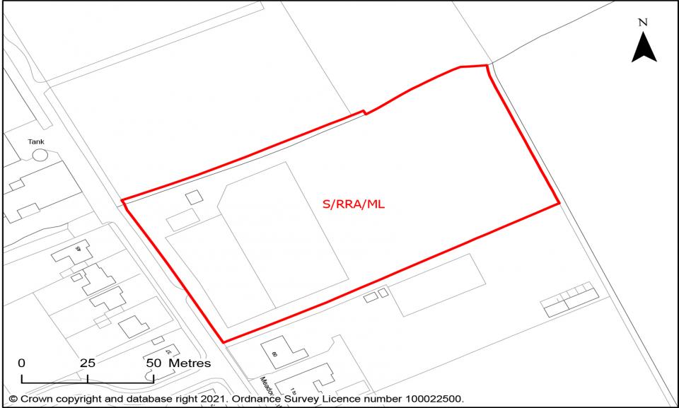 Figure 44: Map showing proposed new allocation S/RRA/ML