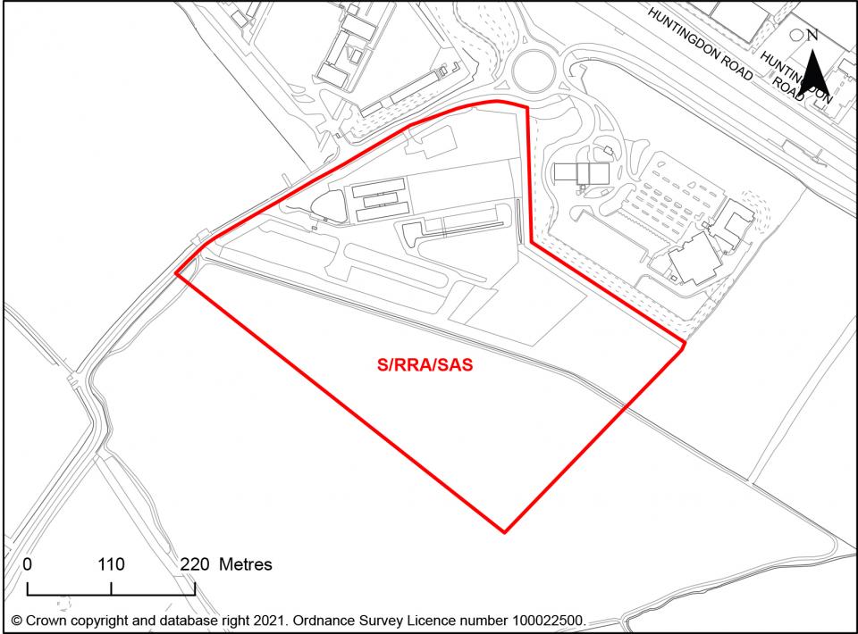 Figure 48: Map showing proposed new allocation S/RRA/SAS