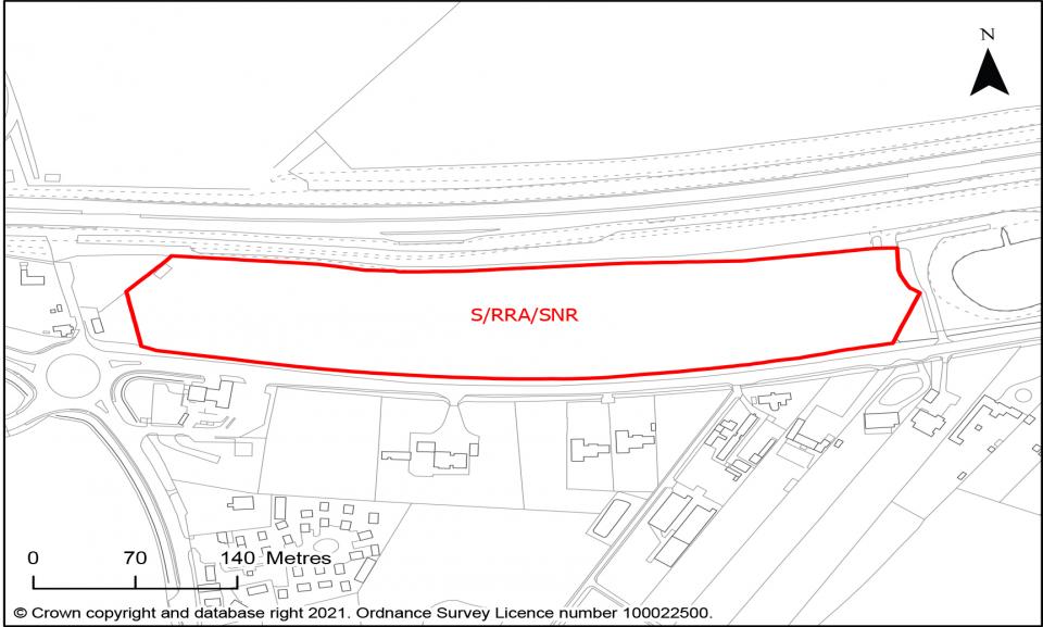 Figure 50: Map showing proposed new allocation S/RRA/SNR