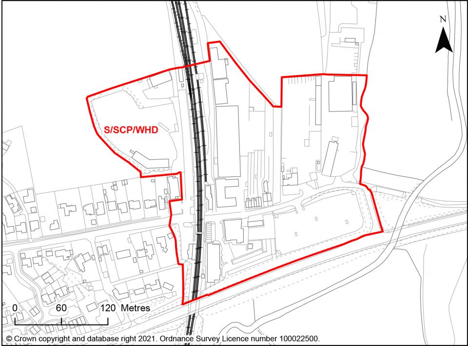Figure 41: Map showing boundary of proposed policy area